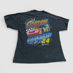 Vintage Jeff Gordon NASCAR 1998 Racing Competitors View Tee T-Shirt Men's XL